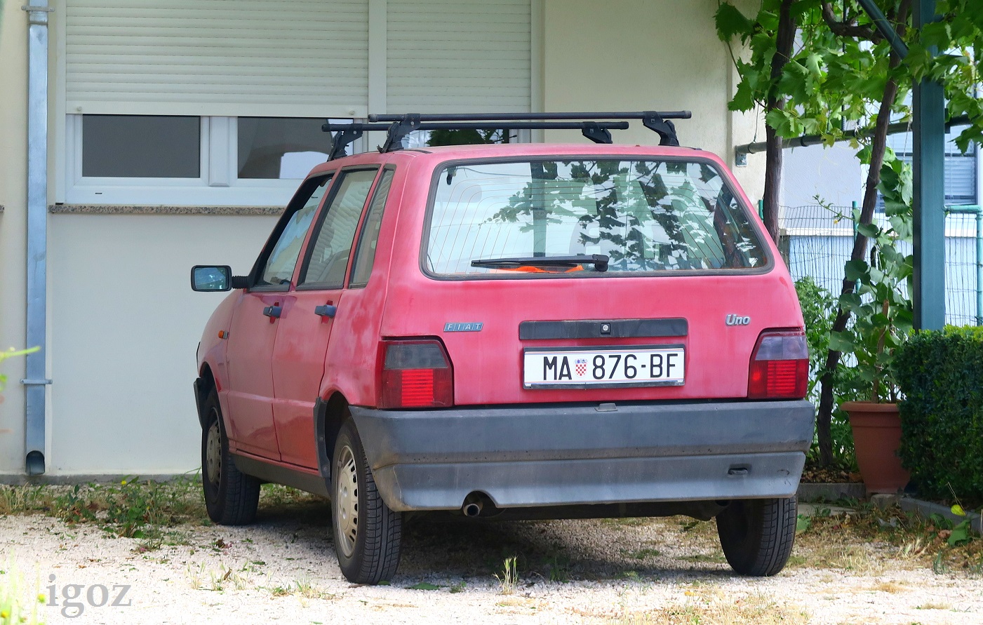MA 876-BF, FIAT Uno 1st gen 5-door Hatch (146), facelift, 1989–1995 (–2003 for others)