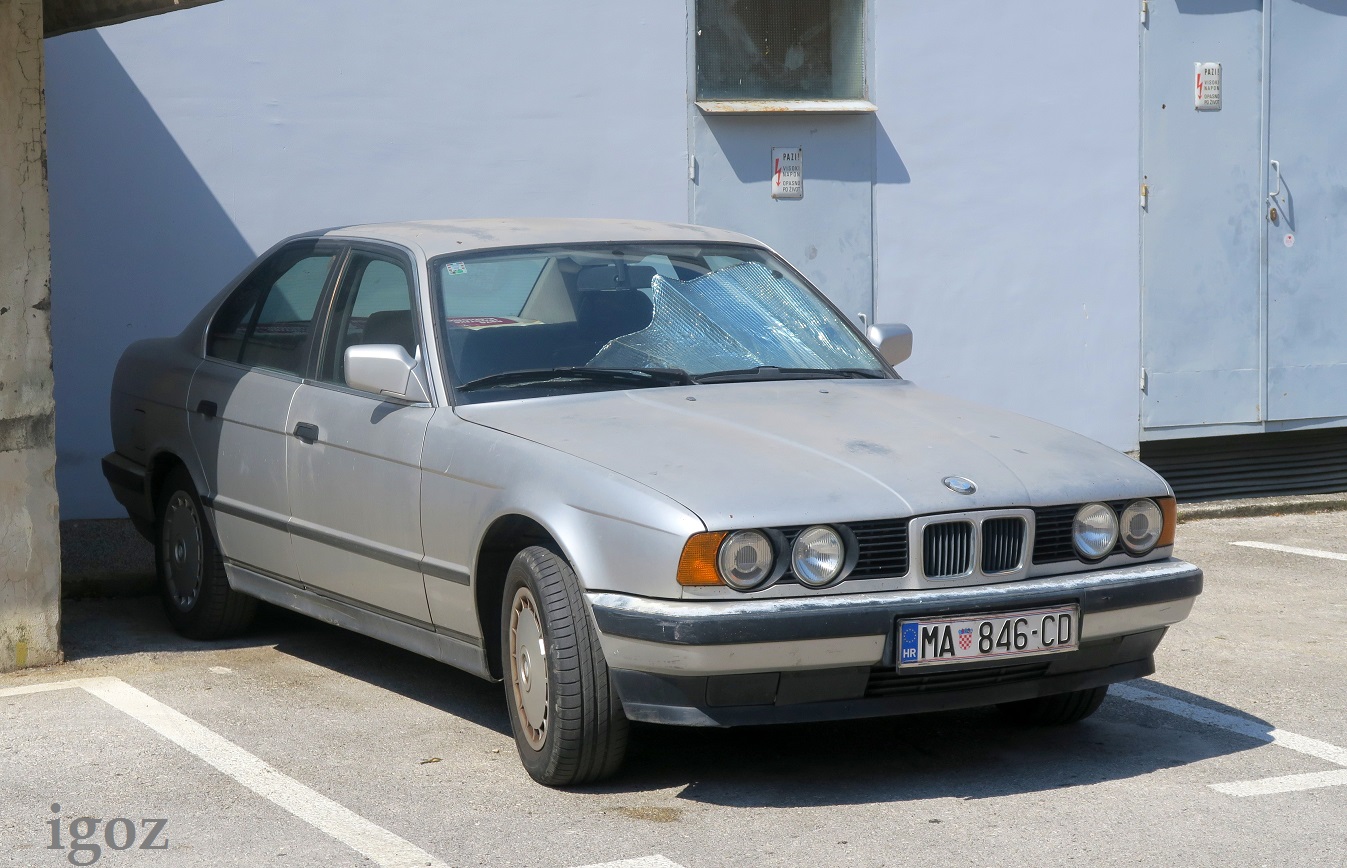 MA 846-CD, BMW 5 Series 3rd gen Sedan (E34), 1988–1995