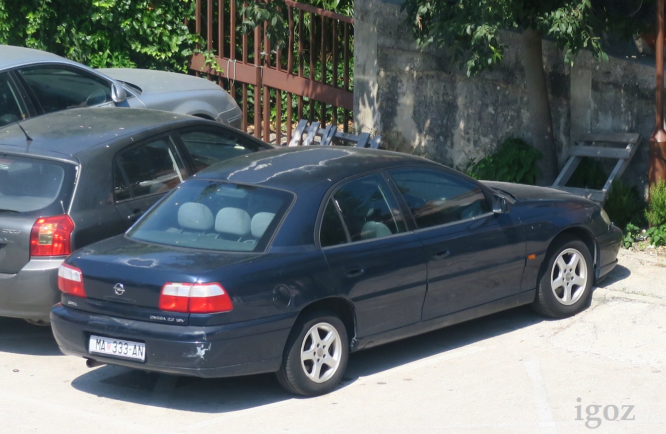 MA 333-AN, Opel Omega 2nd gen Sedan (B; V94), facelift, 1999–2003