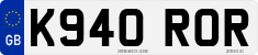 License plate of the United Kingdom, 1983 year system
