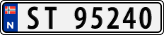 License plate of Norway, Cars