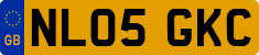 License plate of the United Kingdom, 2001 year system