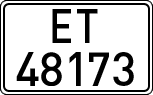 License plates of Spain, Official and military plates
