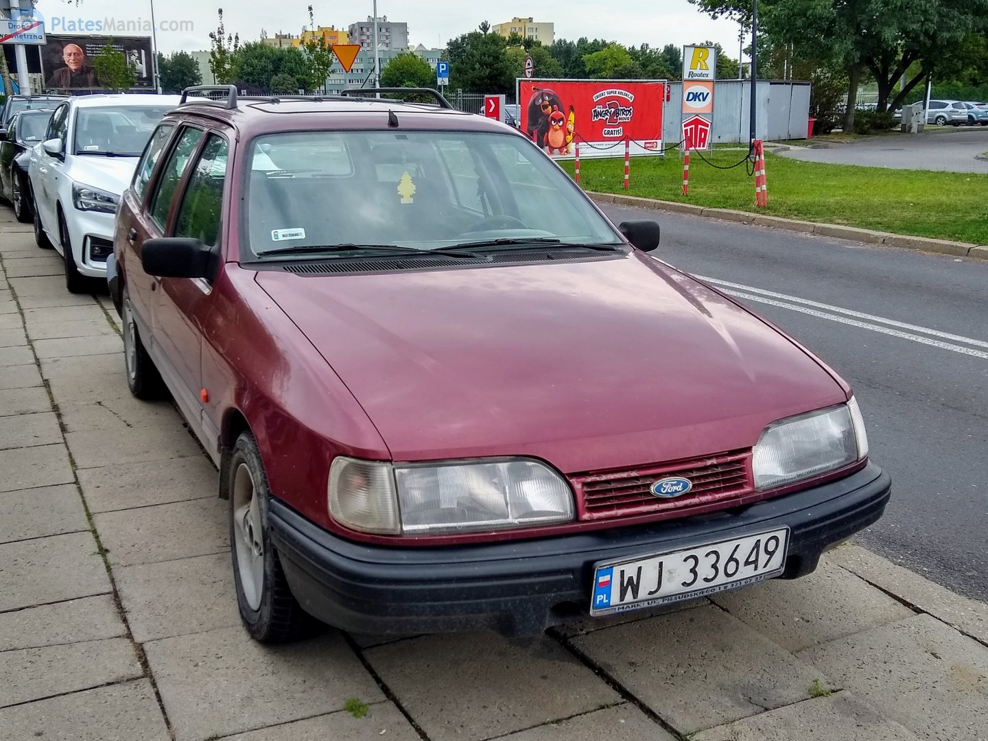 WJ 33649, Ford Sierra 1st gen 5-door Liftback (BAG/GBG), facelift, 1987–1993