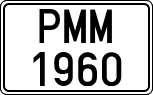 License plates of Spain, Official and military plates