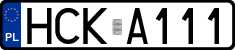 License plates of Poland, Authorities