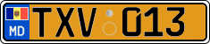 License plate of Moldova, Public transport (2015)