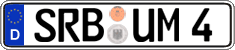 German license plate, Regular plates