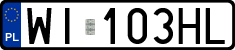 License plates of Poland, Regular car plates