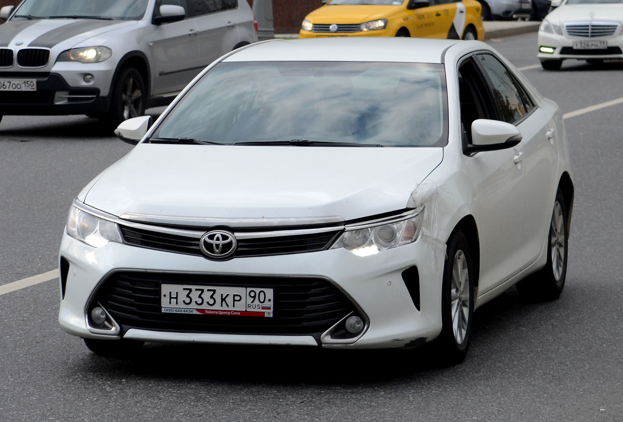 н 333 кр 90, Toyota Camry 7th gen (XV50; Global-market), facelift, 2014–2018