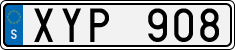 License plate of Sweden, Regular plates