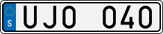 License plate of Sweden, Regular plates
