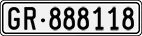 License plate of Switzerland, Cars