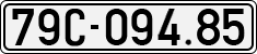 License plate of Vietnam, Cars