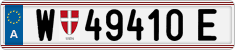 License plate of Austria, Regular plates