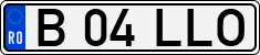 License plate of Romania, Regular plates