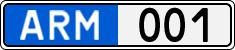 License plate of Armenia, High officials