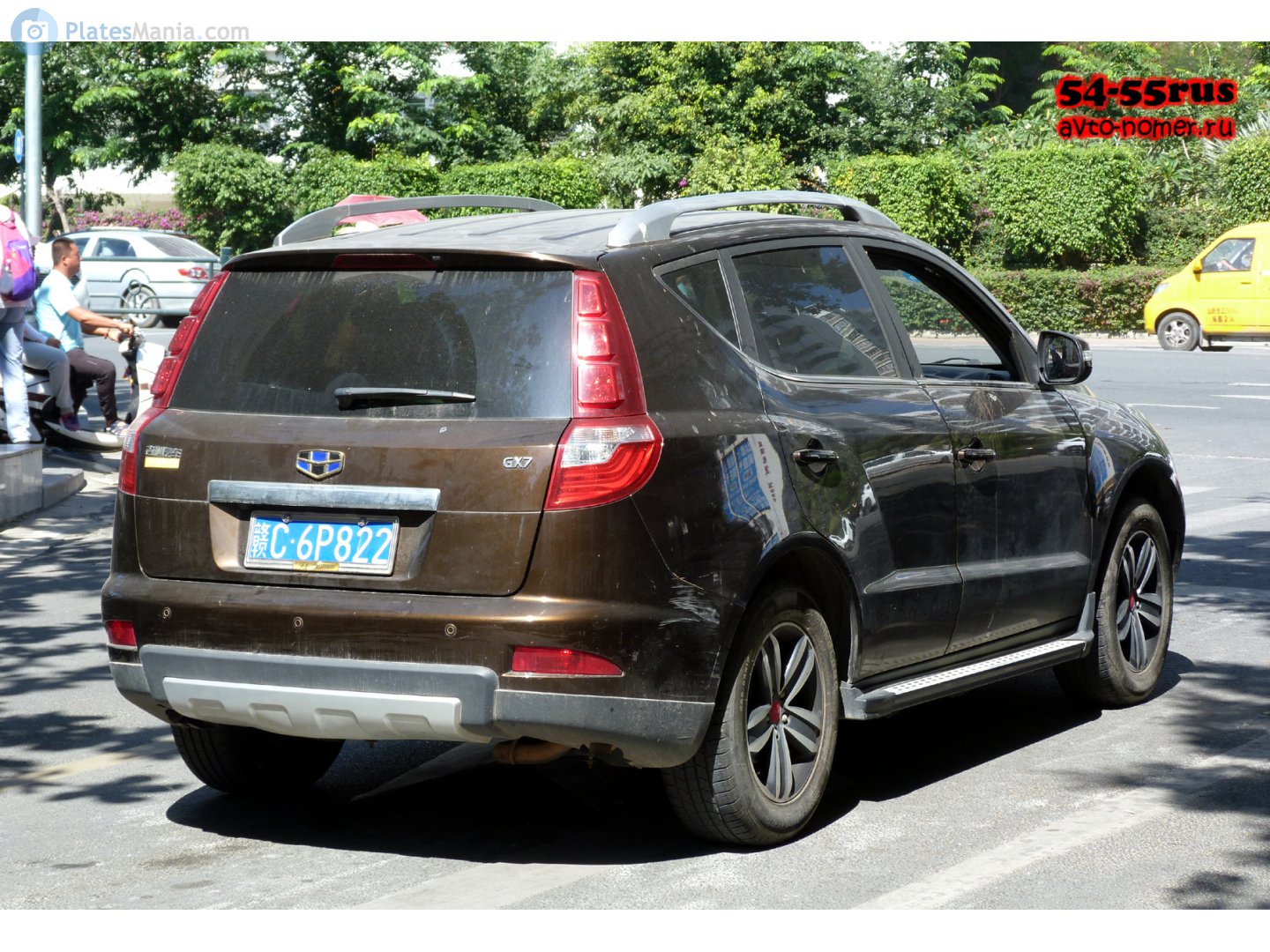赣C·6P822, Geely GX7 1st gen, 2015–2016