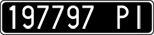License plate of Italy, Cars (1927 year series)