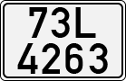 License plate of Vietnam, Cars