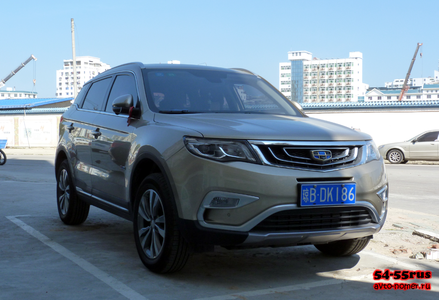 琼B·DK168, Geely Boyue 1st gen (NL-3), 2016–