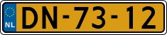 License plate of the Netherlands, Commercial Vehicles (1951-1994 system)