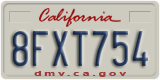 California, Passenger Car (1ABC234)
