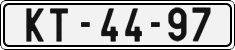 License plate of the Czech Republic, Cars (1960)