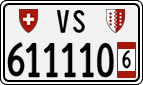 License plate of Switzerland, Provisional