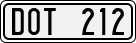 License plate of Sweden, Regular plates
