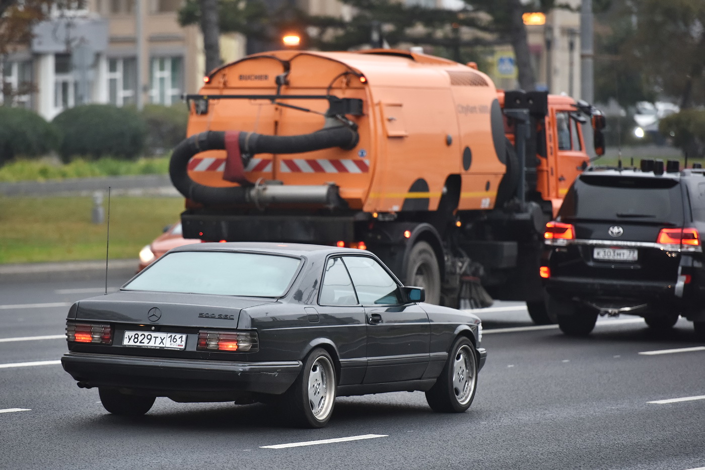 у 829 тх 161, Mercedes-Benz S-Klasse 4th gen Coupé (C126), 1981–1991