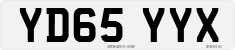 License plate of the United Kingdom, 2001 year system