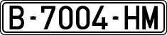 License plates of Spain, 1971 year series