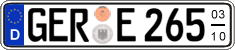 German license plate, Seasonal plates