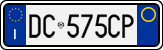 License plate of Italy, Cars (1994 year series)
