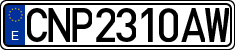 License plates of Spain, Official and military plates