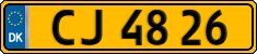 License plate of Denmark, Commercial vehicles
