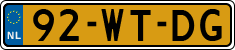 License plate of the Netherlands, Trailers