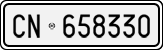 License plate of Italy, Cars (1927 year series)