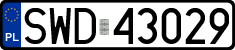 License plates of Poland, Regular car plates