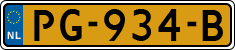 License plate of the Netherlands, Cars