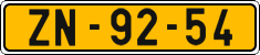 License plate of the Czech Republic, Commercial vehicles (1960)