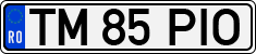 License plate of Romania, Regular plates