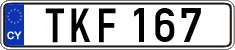 License plate of Cyprus, Regular plates