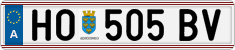 License plate of Austria, Regular plates