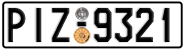License plate of Greece, Cars