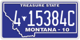 Montana, 1-12345A / 10-1234A