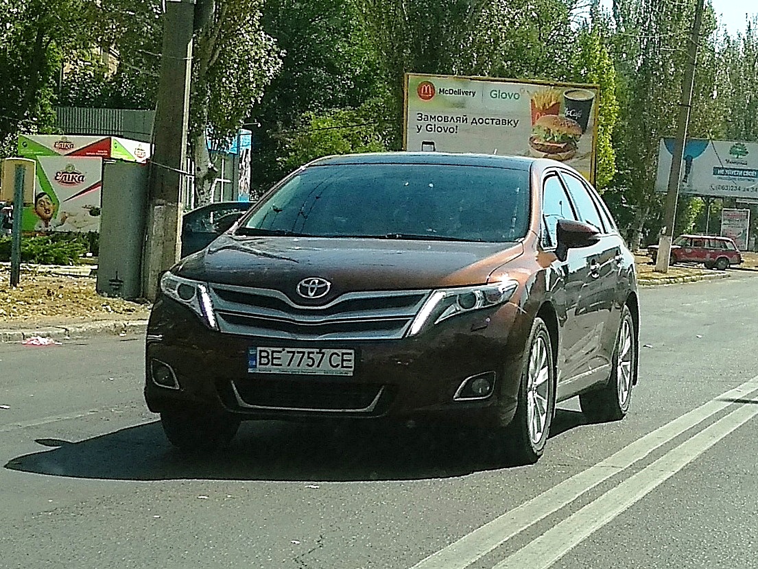 BE 7757 CE, Toyota Venza 1st gen (AV10), 2009–2015