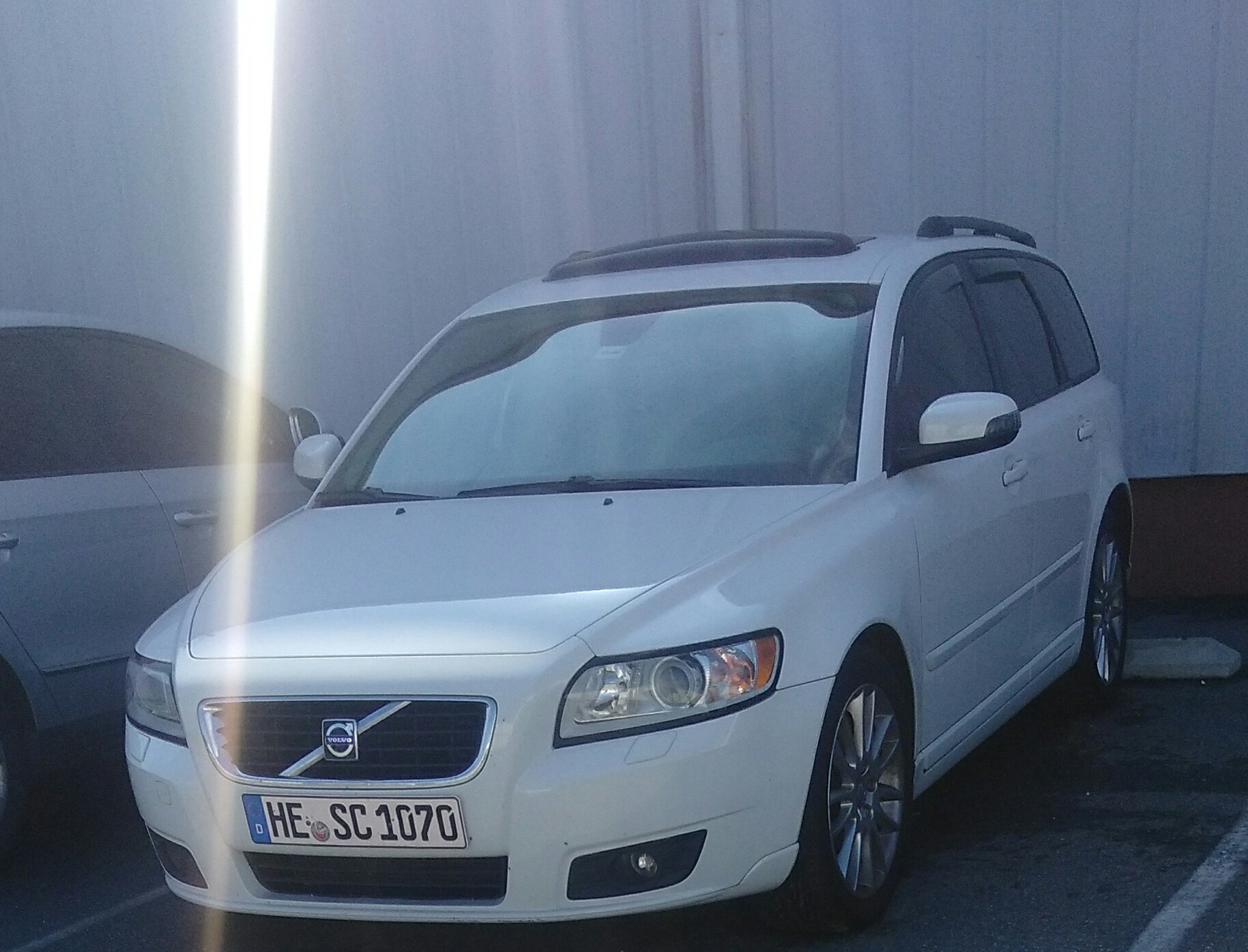 HE SC 1070, License plate without vehicle 