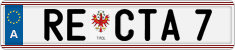 License plate of Austria, Vanity Plates